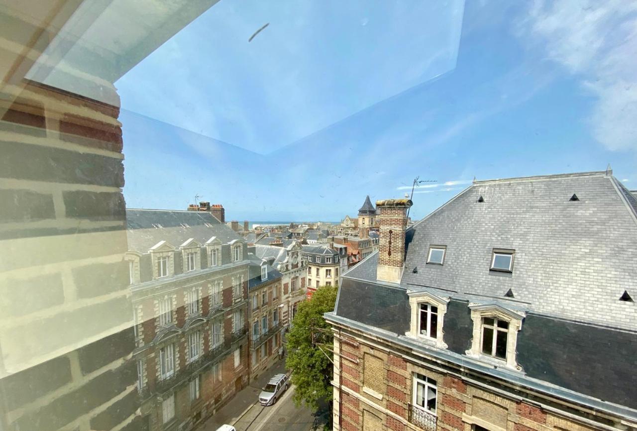 Apartamento L'Horizon Bleu - Vue Panoramique & Proche Plage - Espace & Confort Dieppe Exterior foto